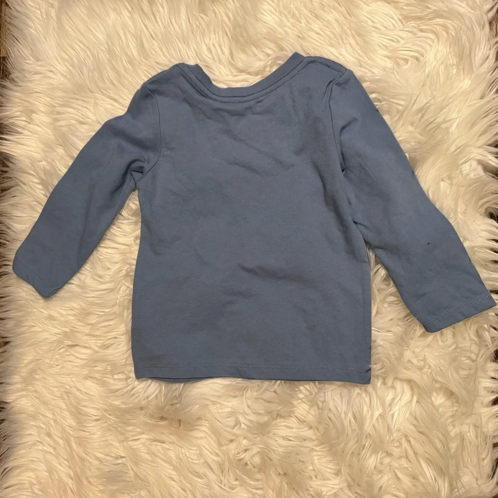 Cat & Jack‎ Toddler Boys 2T Blue Mammoth Ski Graphic Shirt NWT